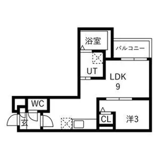 Jack okegawaizumiI【3階】の間取り
