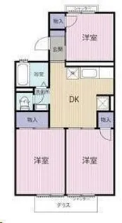 セゾン辻本【2階】の間取り