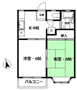 カーサブランシェ【1階】の間取り