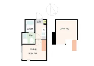 レジデンス・ソレイユ長津田【2階】の間取り