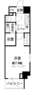 モンレーヴ御徒町【4階】の間取り
