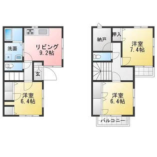 ピアチェーレ安東の間取り