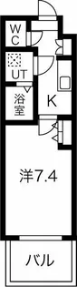 MELIV名城公園【14階】の間取り
