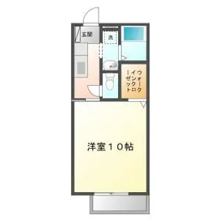 ウェルヴィラ東福山A【2階】の間取り