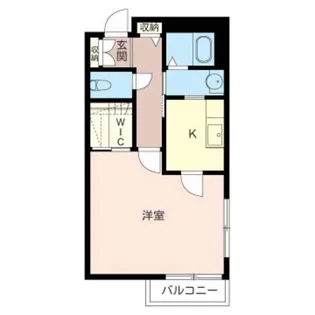 メゾンフォンテーヌ【1階】の間取り