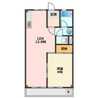 アメニティパークB【1階】の間取り