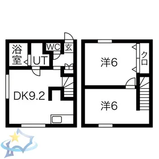 CASA山の手グランデ イーストコート【2階】の間取り