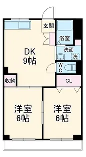 シャトー桐野【3階】の間取り
