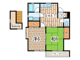 ドムス相沢【2階】の間取り