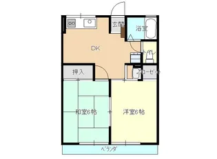 レジアーナA【1階】の間取り