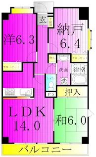 クエスタ柏【2階】の間取り