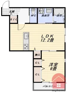 エルメゾンプロスペリテ【3階】の間取り