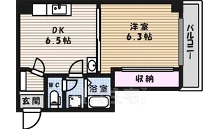 メタモルフゥオー千原【3階】の間取り