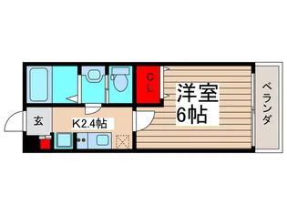 メゾンときわ市川B棟【1階】の間取り