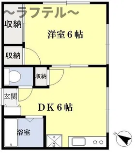第一中野ハイツ【3階】の間取り