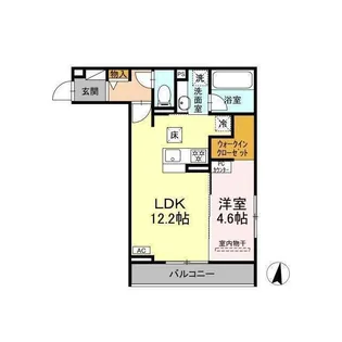 (仮称)清水町新宿PJ【2階】の間取り
