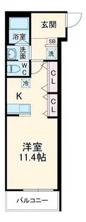 CM-TZ【1階】の間取り