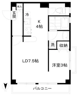三鷹台コーポ【2階】の間取り