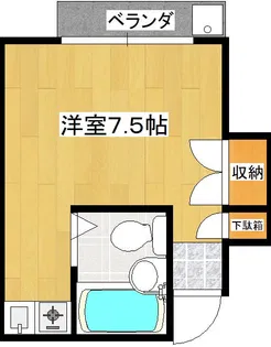 第二玉川ビル【1階】の間取り