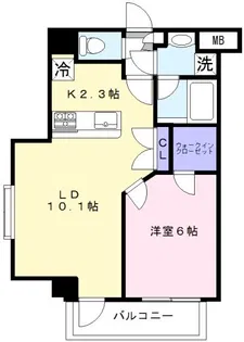 グラーレ・バイロイト【8階】の間取り