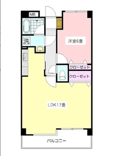 ボナールもえぎ野【2階】の間取り