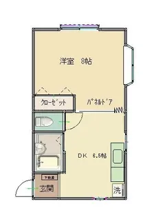グリーンハイツ【1階】の間取り