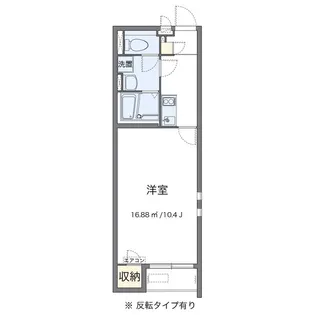 クレイノシャイン【2階】の間取り