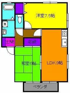 ファサードA【1階】の間取り