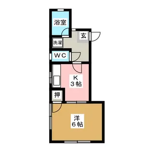 大宝ハイツ【3階】の間取り