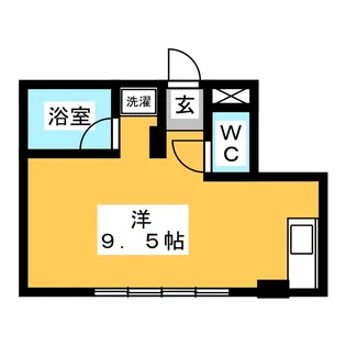 新銭ビル【4階】の間取り