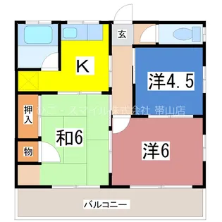 深川アパート【2階】の間取り