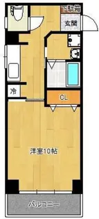 福助堂ビル【3階】の間取り