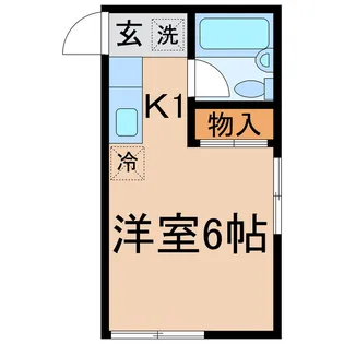 ハイツ古沢【1階】の間取り