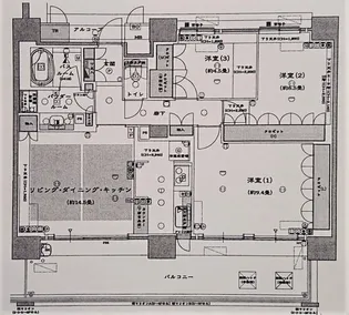 タイムズ・ピース・スクエア セントラルパークシティ【5階】の間取り