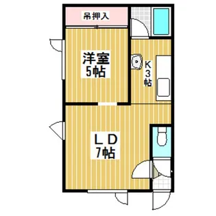 ヴィラ中島本町【1階】の間取り