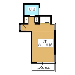 月光荘【1階】の間取り