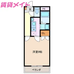 セントラルヒルズ二番館【2階】の間取り