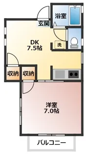 コーポ菱沼【2階】の間取り