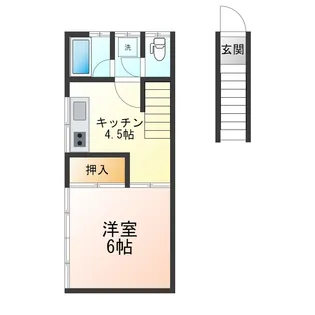 レ・アール南原【2階】の間取り