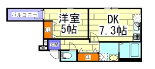 フジパレス大宮【1階】の間取り