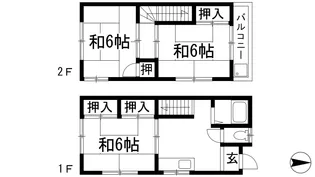 兵庫県川西市美園町【一戸建】の間取り