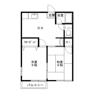 アベリア【2階】の間取り