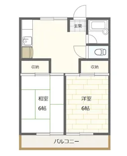 BROOKLYN&cappuccino【1階】の間取り