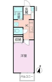 プランドールワン【1階】の間取り