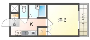 フリーディオ寝屋川【2階】の間取り