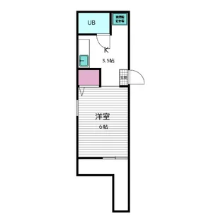 イーストマリン【1階】の間取り