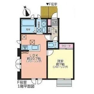 THE HILLS 南棟【1階】の間取り