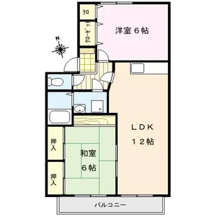 グリーンタウン津留崎G【2階】の間取り
