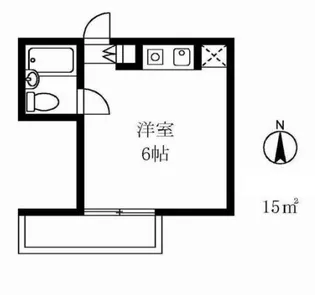 メゾンドフジ【3階】の間取り