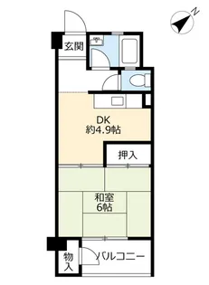UR藤ヶ丘【9階】の間取り